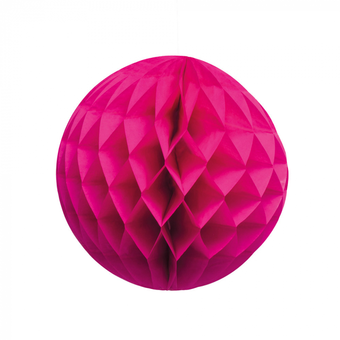 Afstoten Weekendtas Neuken Honeycomb honingraat bal Roze van 25 cm