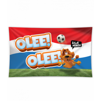 Holland voetbal gevelvlag Loeki de Leeuw