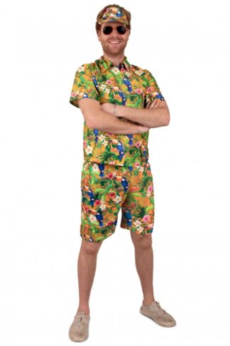 korte broek zwembroek hawaii