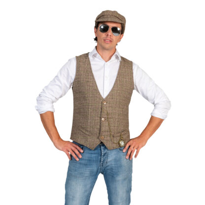 Peaky Blinders jaren 20 gilet met cap