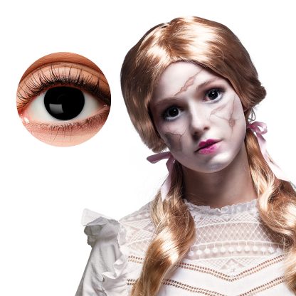 Partylenses Broken doll black